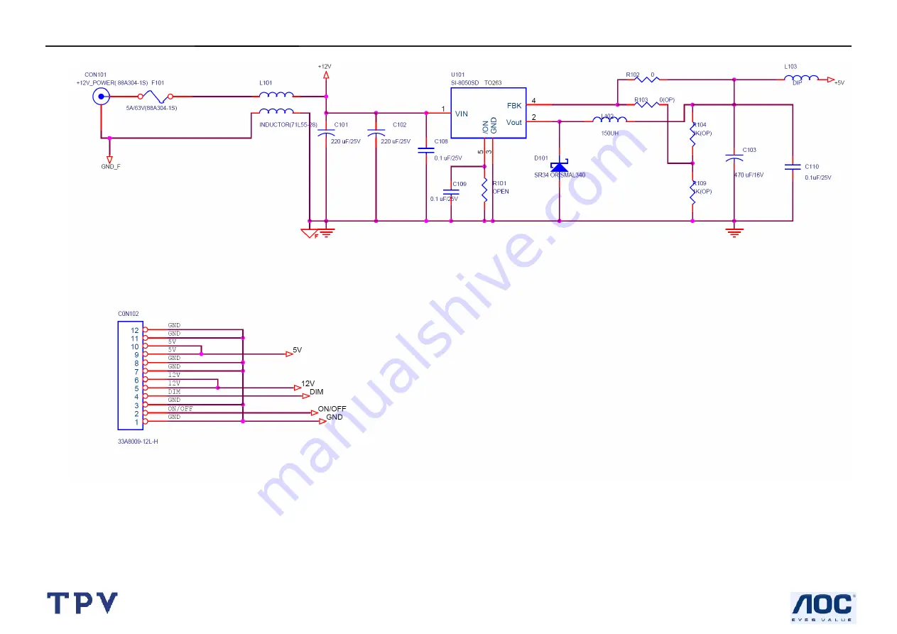 AOC M19W531 Service Manual Download Page 30