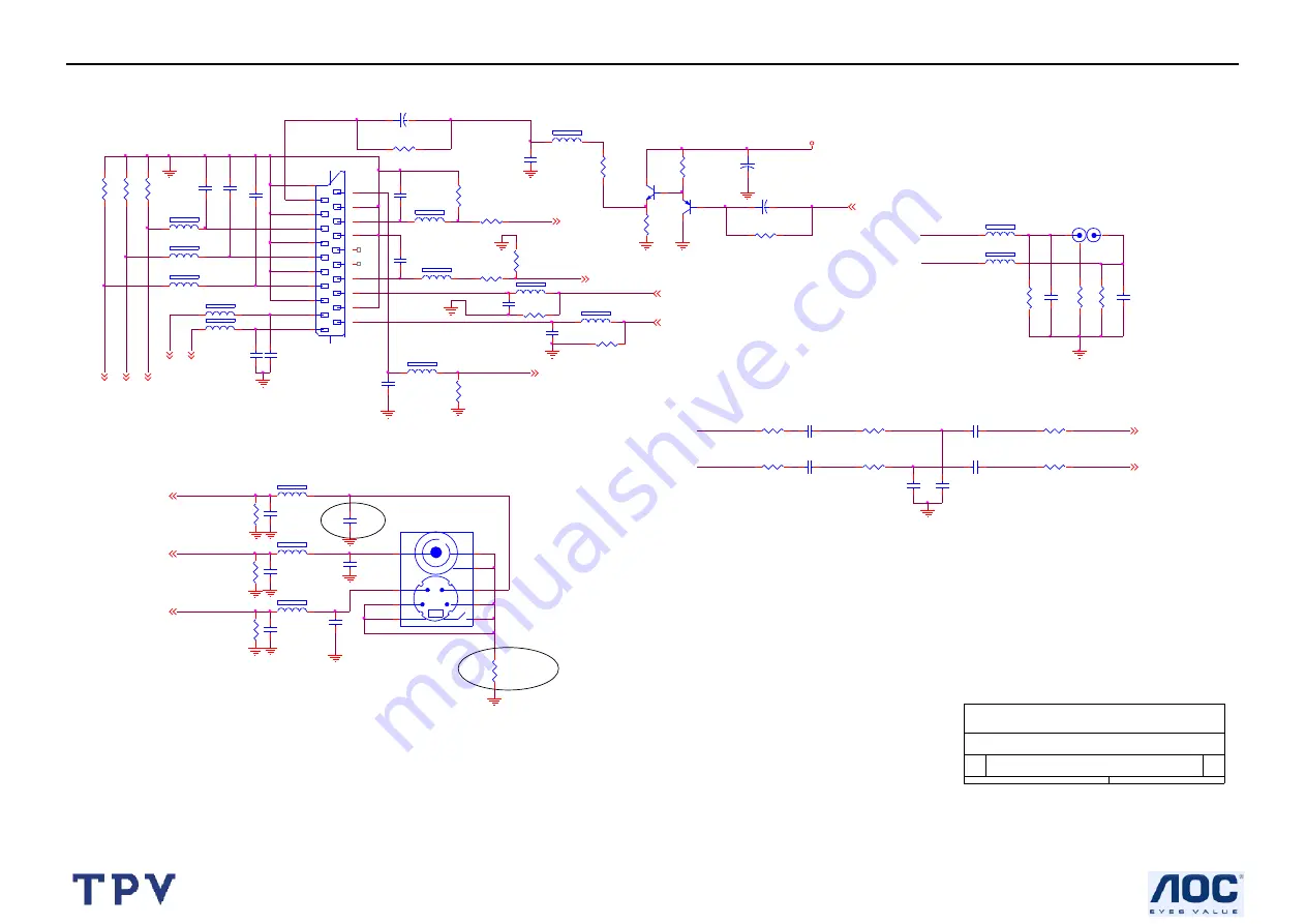 AOC M20S651B Service Manual Download Page 50