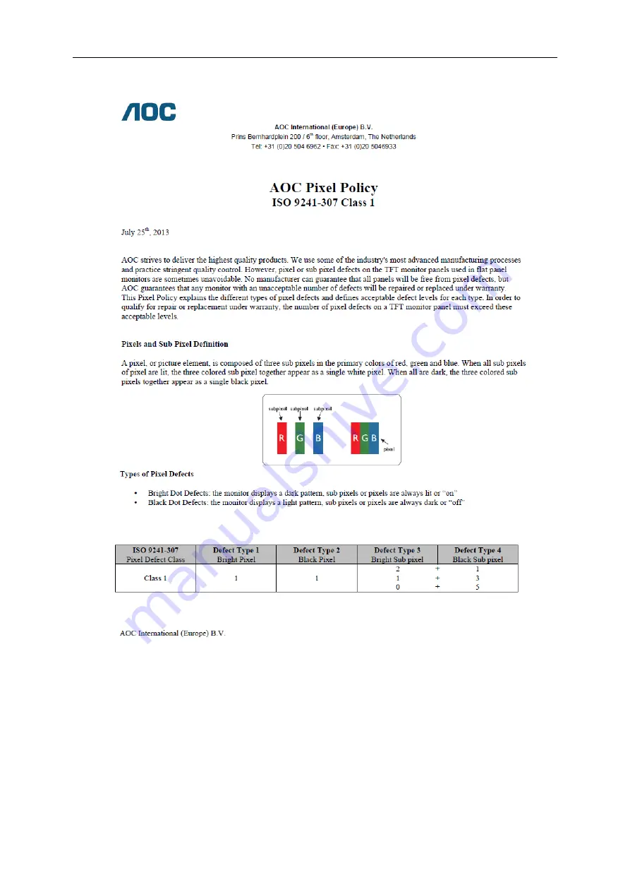 AOC M2470SWD User Manual Download Page 61