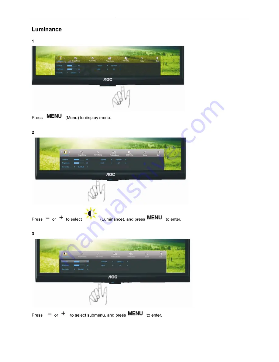 AOC M2752PQU Service Manual Download Page 8