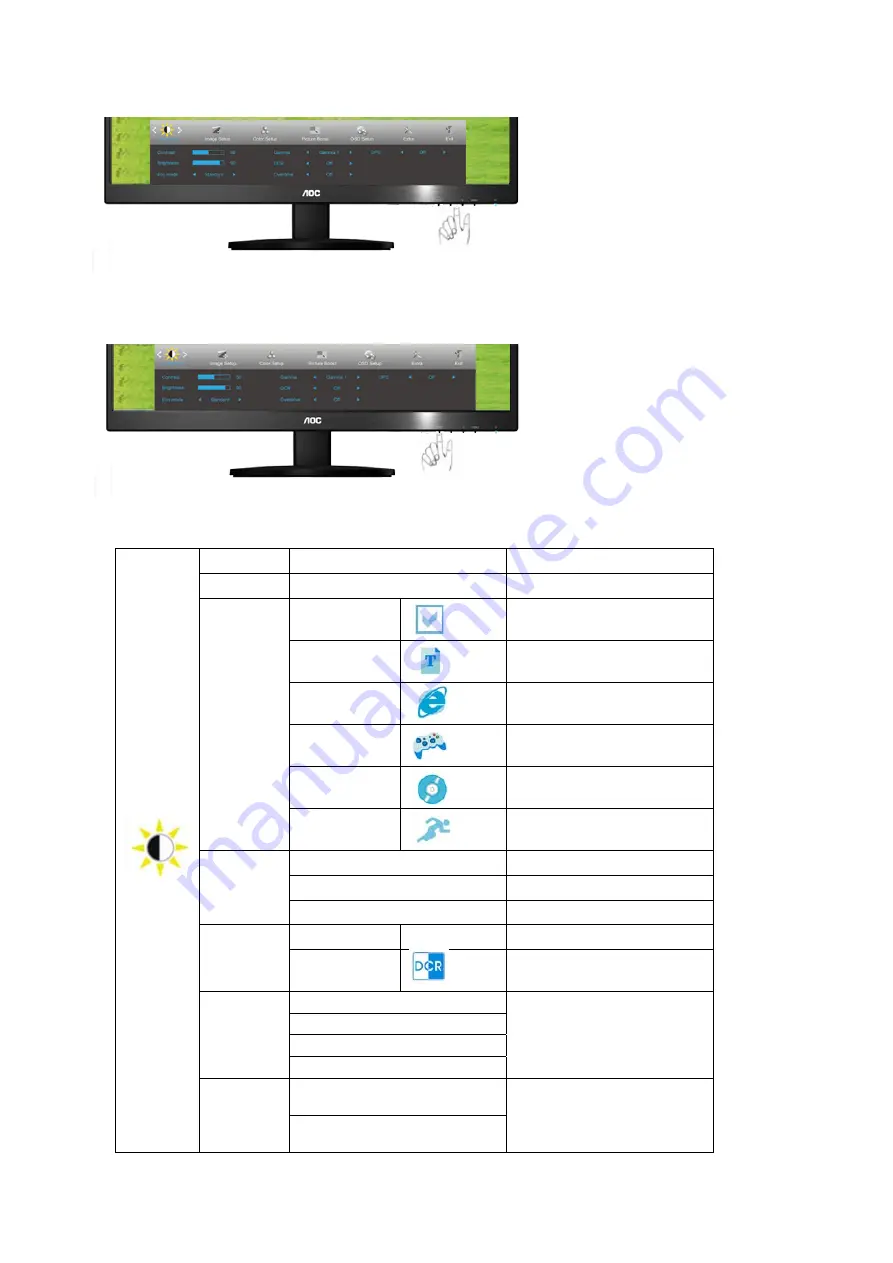 AOC P2370SD User Manual Download Page 24