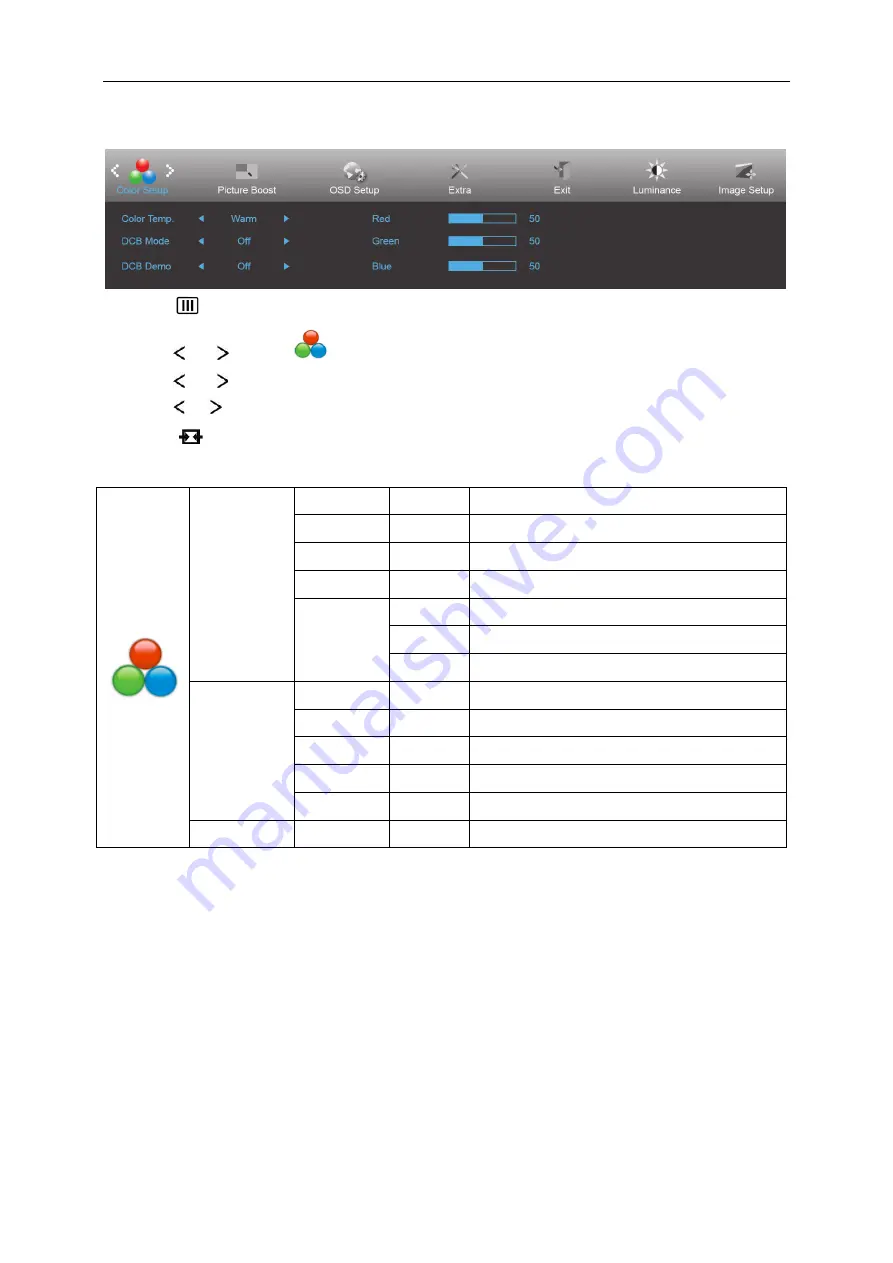 AOC P2479VWC User Manual Download Page 22