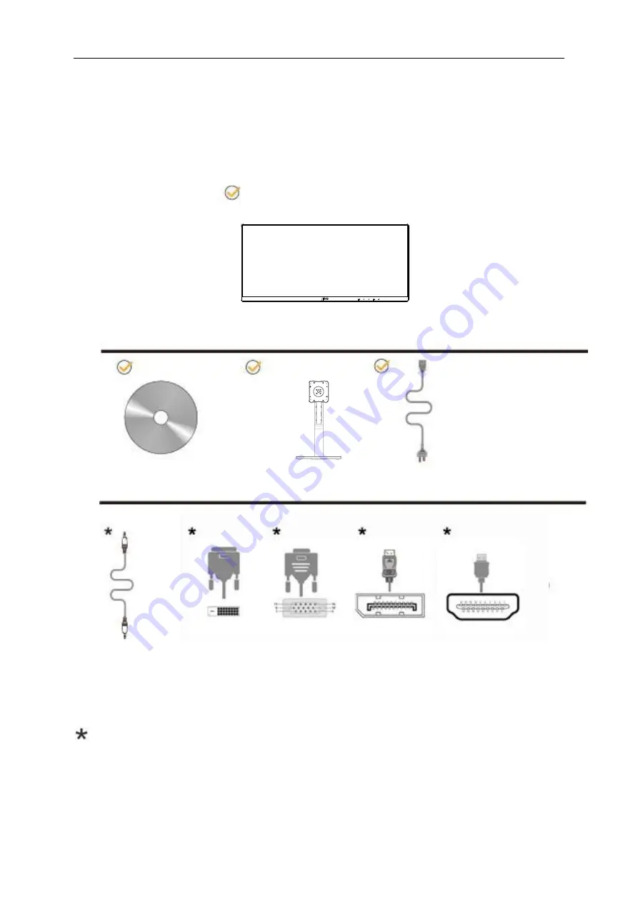 AOC Q2577PWQ User Manual Download Page 9