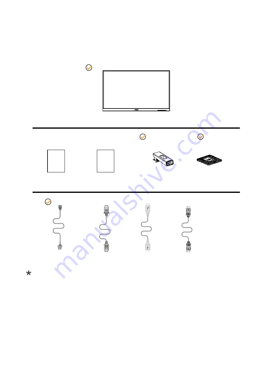 AOC Q27E3UAM User Manual Download Page 8