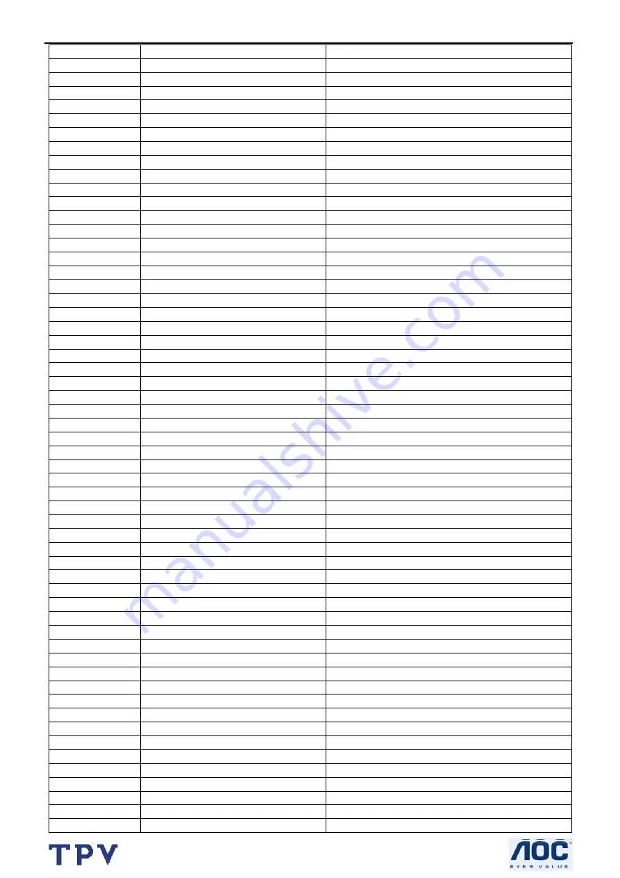 AOC TCL LCD27VN Service Manual Download Page 72