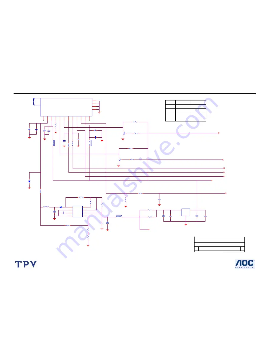 AOC TV3766W Service Manual Download Page 54