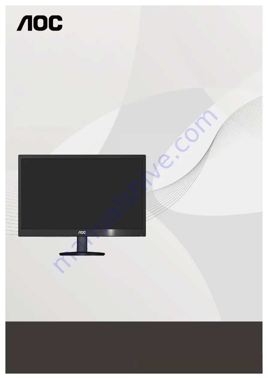 AOC U2870VQE User Manual Download Page 1