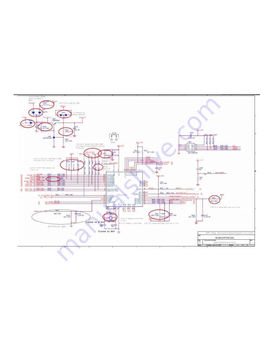 AOC WA17W Service Manual Download Page 20