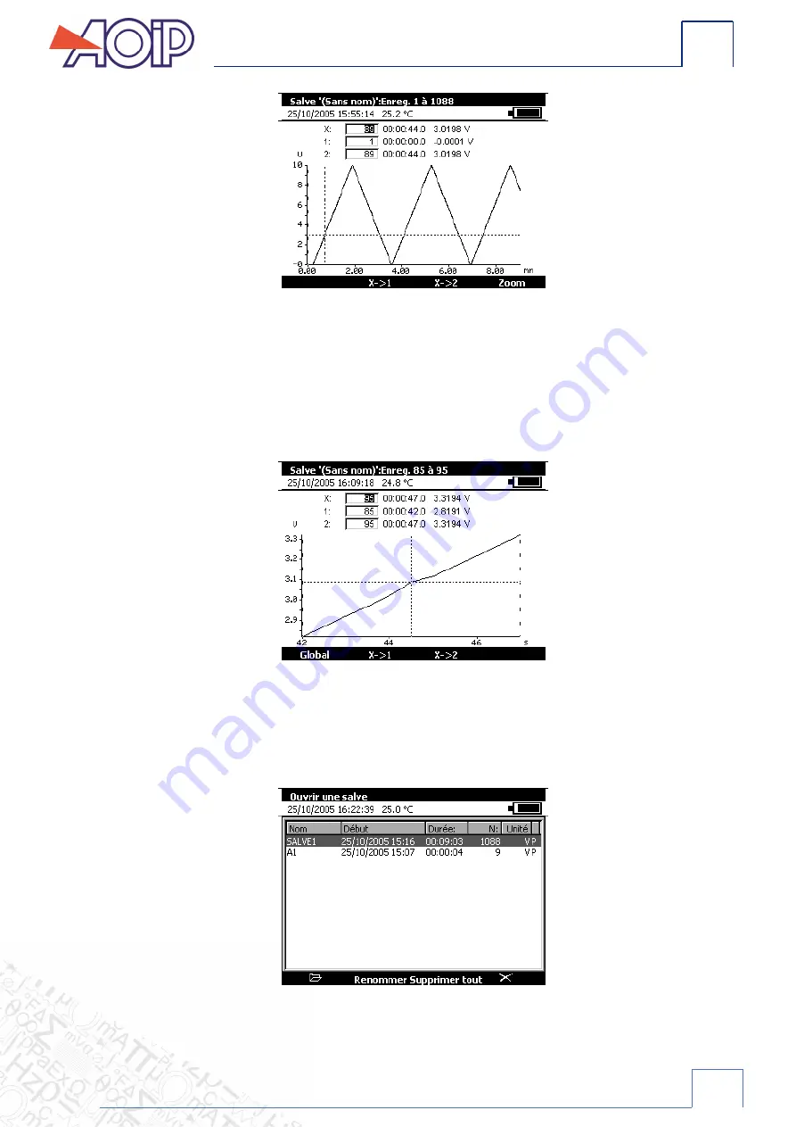 AOIP CALYS 100 Instruction Manual Download Page 67