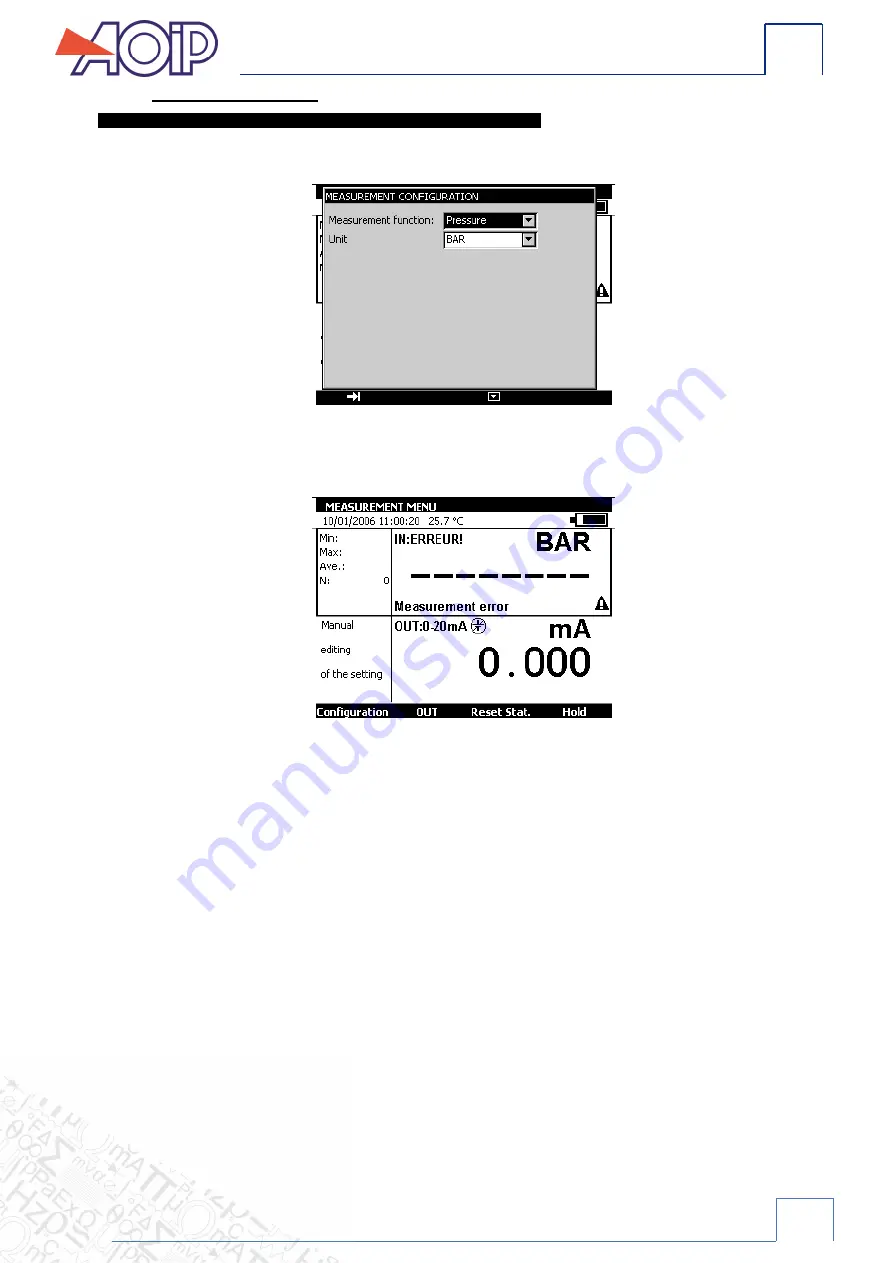 AOIP CALYS 100 Instruction Manual Download Page 117