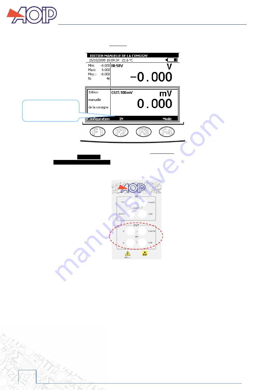 AOIP CALYS 1000 Instruction Manual Download Page 38