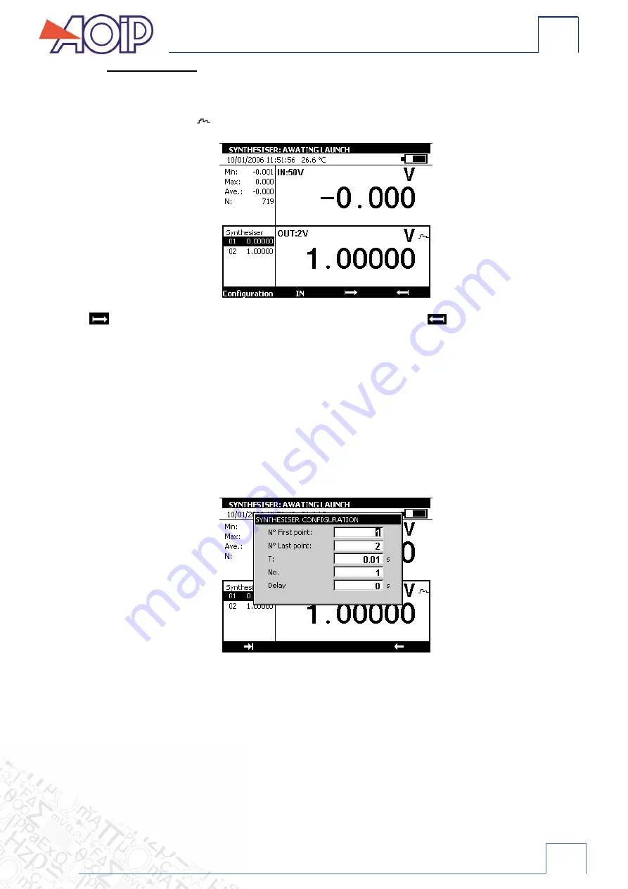 AOIP CALYS 1000 Instruction Manual Download Page 135