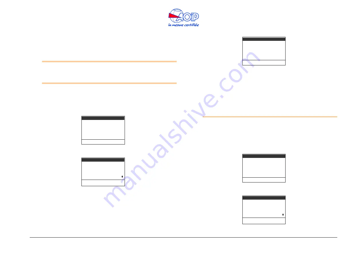 AOIP Calys 120 IS Instruction Manual Download Page 98