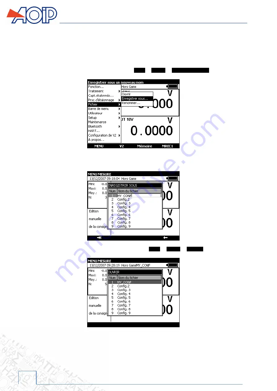 AOIP CALYS 150 Скачать руководство пользователя страница 86