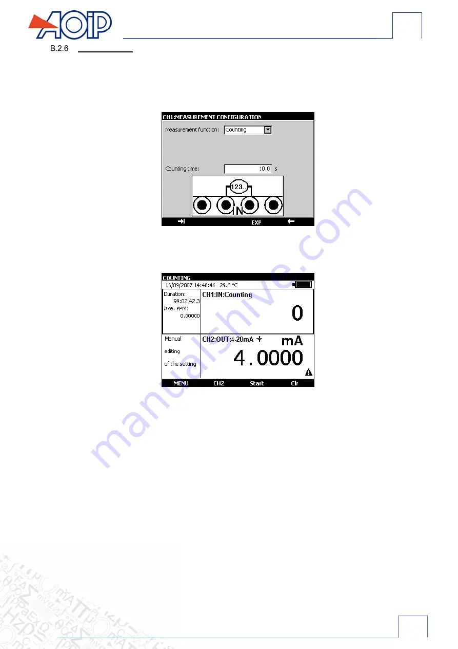 AOIP CALYS 150 Instruction Manual Download Page 127