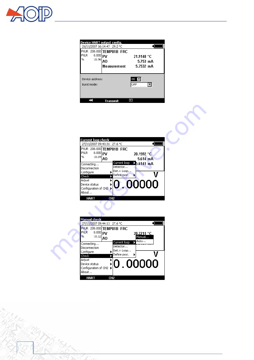 AOIP CALYS 150 Скачать руководство пользователя страница 138