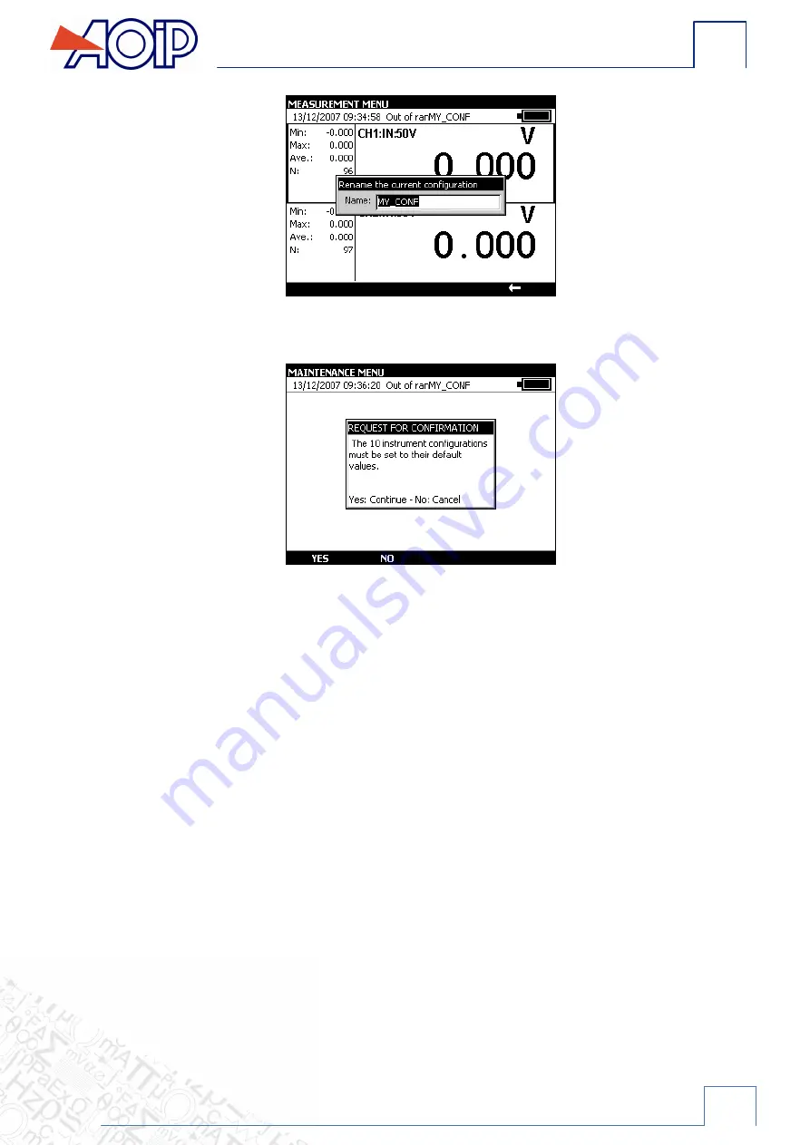 AOIP CALYS 1500 Instruction Manual Download Page 171