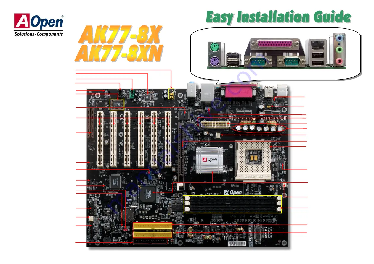 AOpen AK77-8X Скачать руководство пользователя страница 1