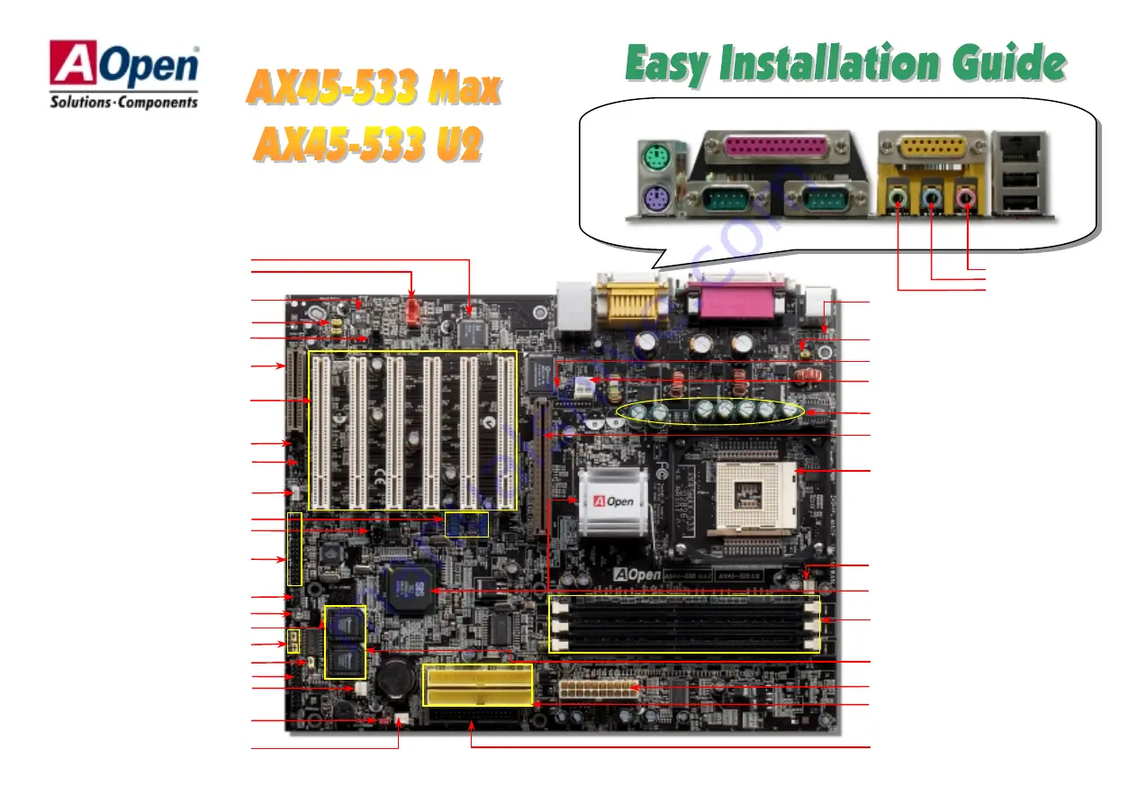 AOpen AX45-533 Max Скачать руководство пользователя страница 1