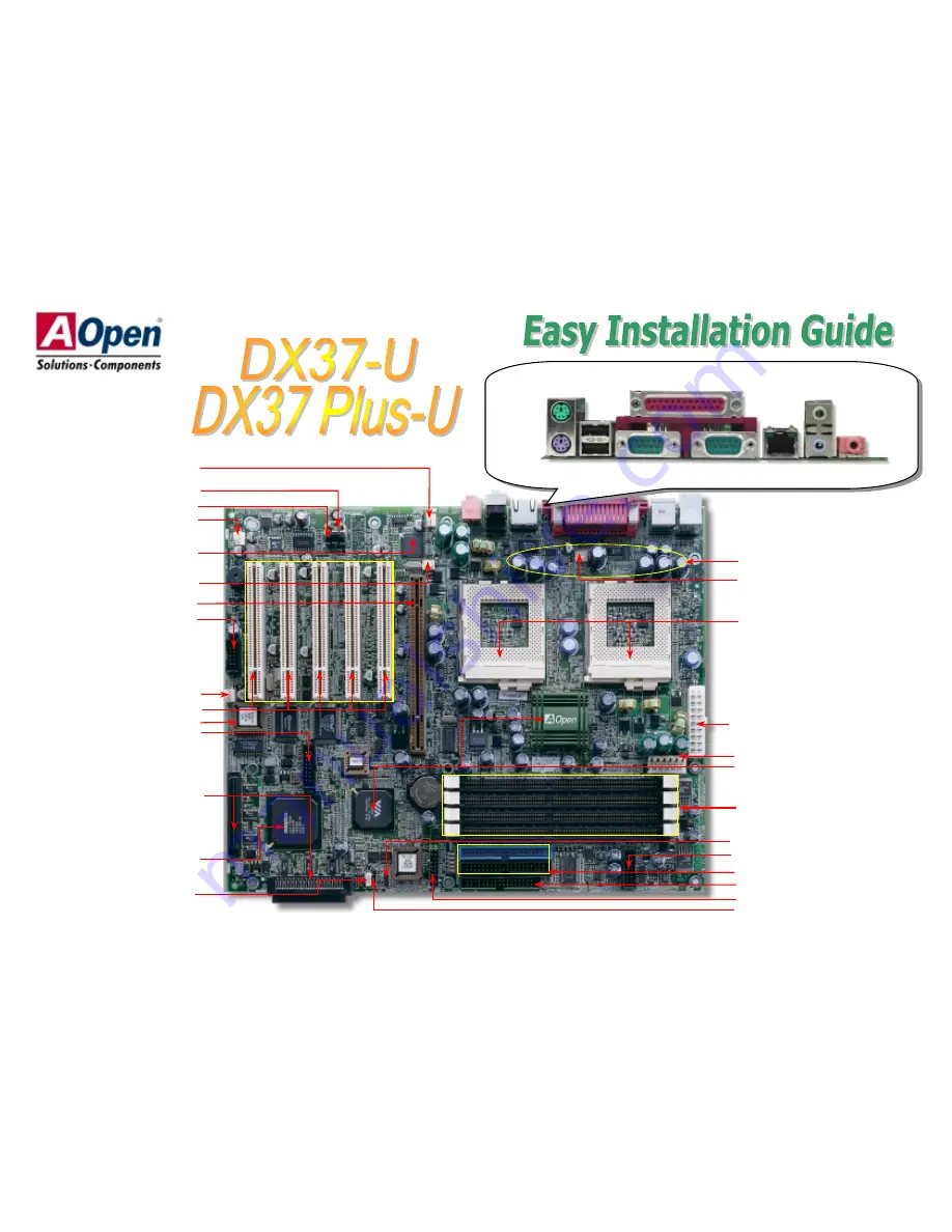 AOpen DX37-U Скачать руководство пользователя страница 1