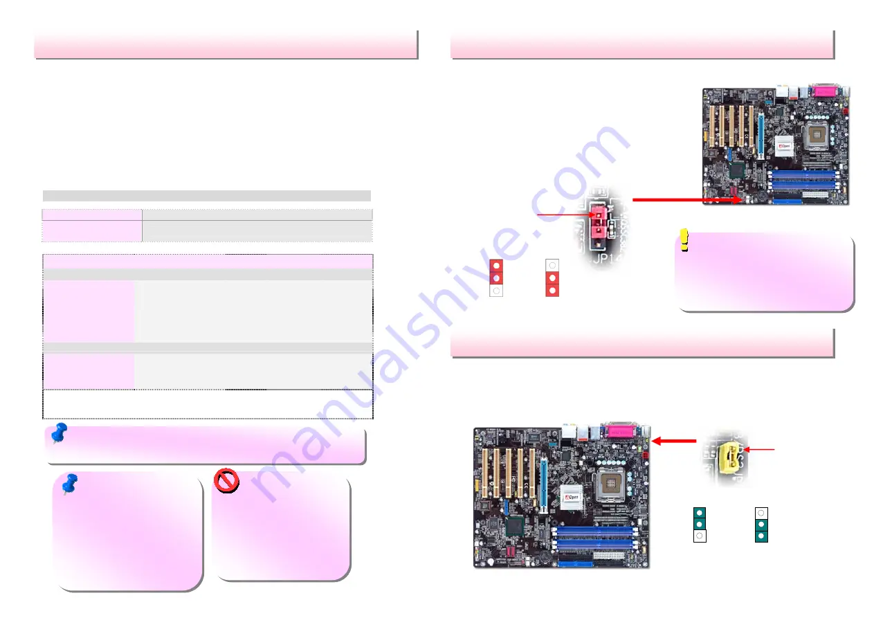 AOpen i865PEa-7ILFR Easy Installation Manual Download Page 5