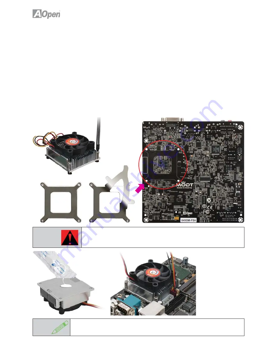 AOpen MoDT i965GMt-LA Скачать руководство пользователя страница 16