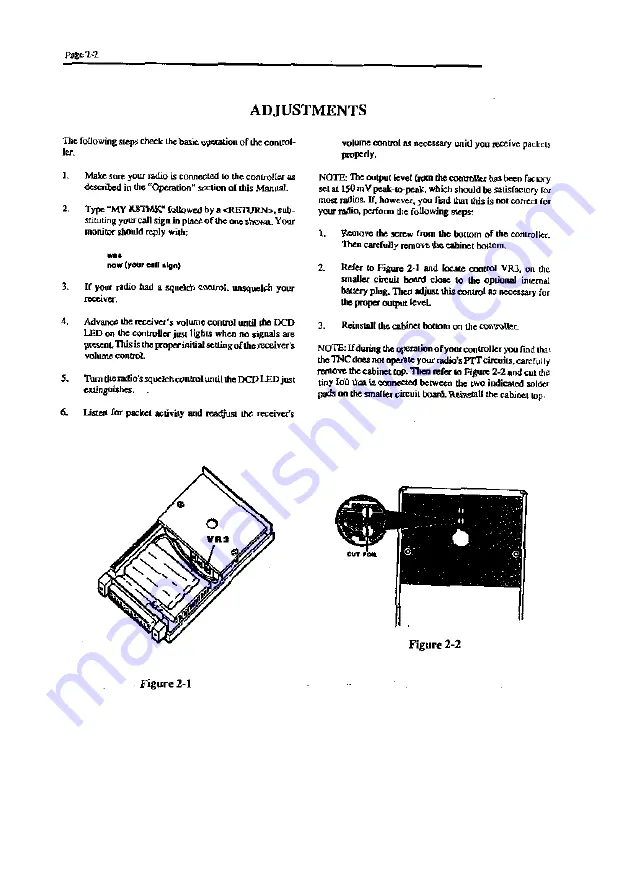 AOR AR-21 Operating Instructions Manual Download Page 15