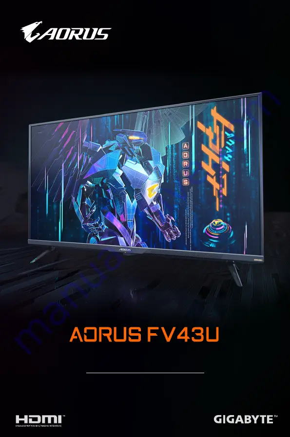 AORUS GIGABYTE FV43U Скачать руководство пользователя страница 1