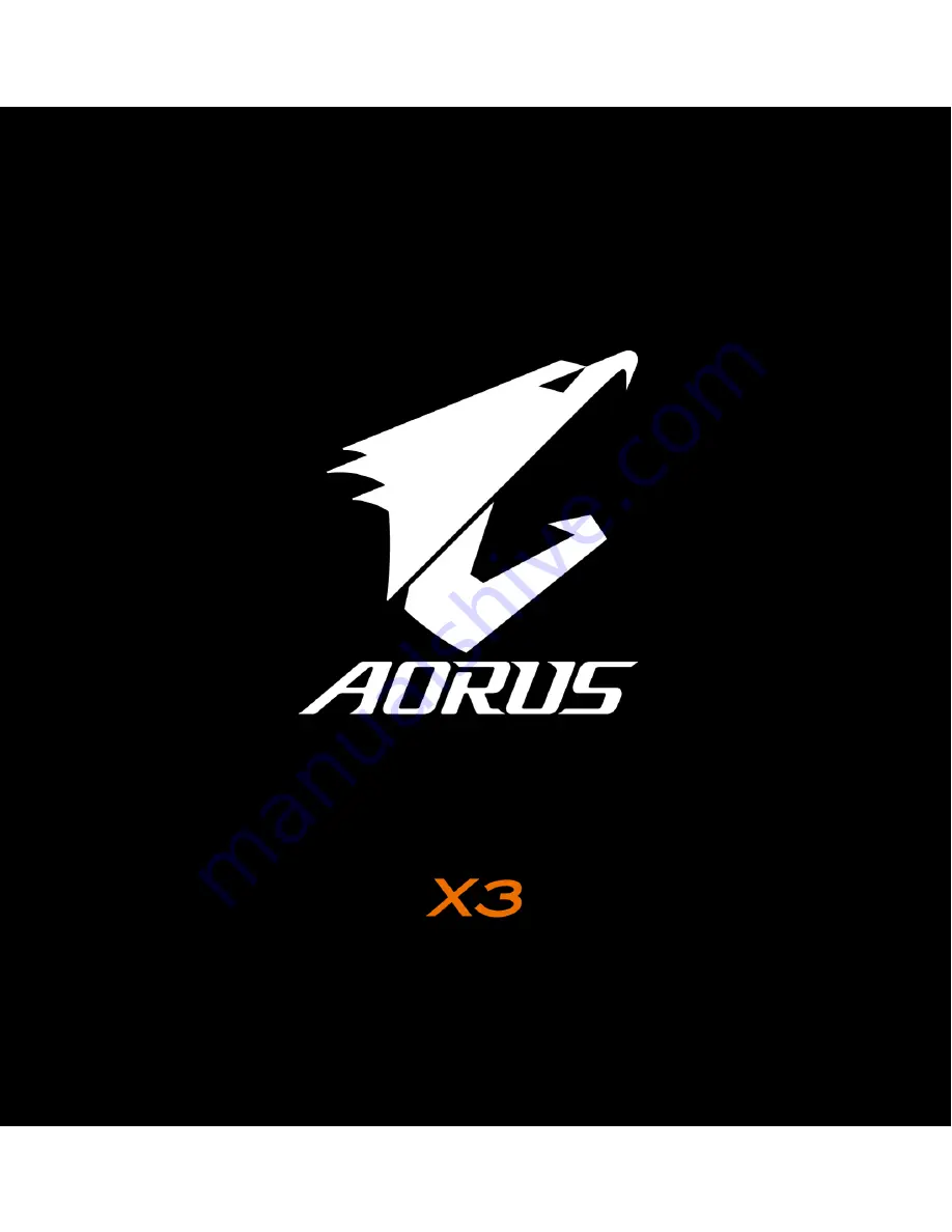 AORUS X3 v4 Manual Download Page 1