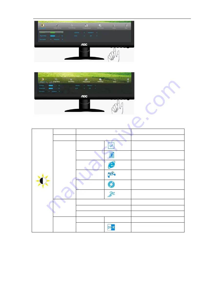 AOS e2352Phz User Manual Download Page 20