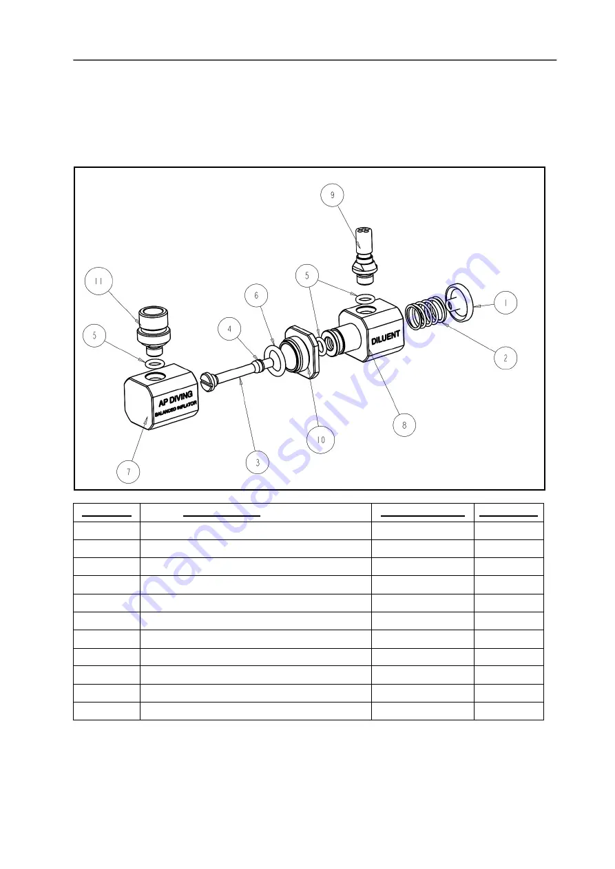 AP Diving RBV07 Series Maintenance Manual Download Page 5