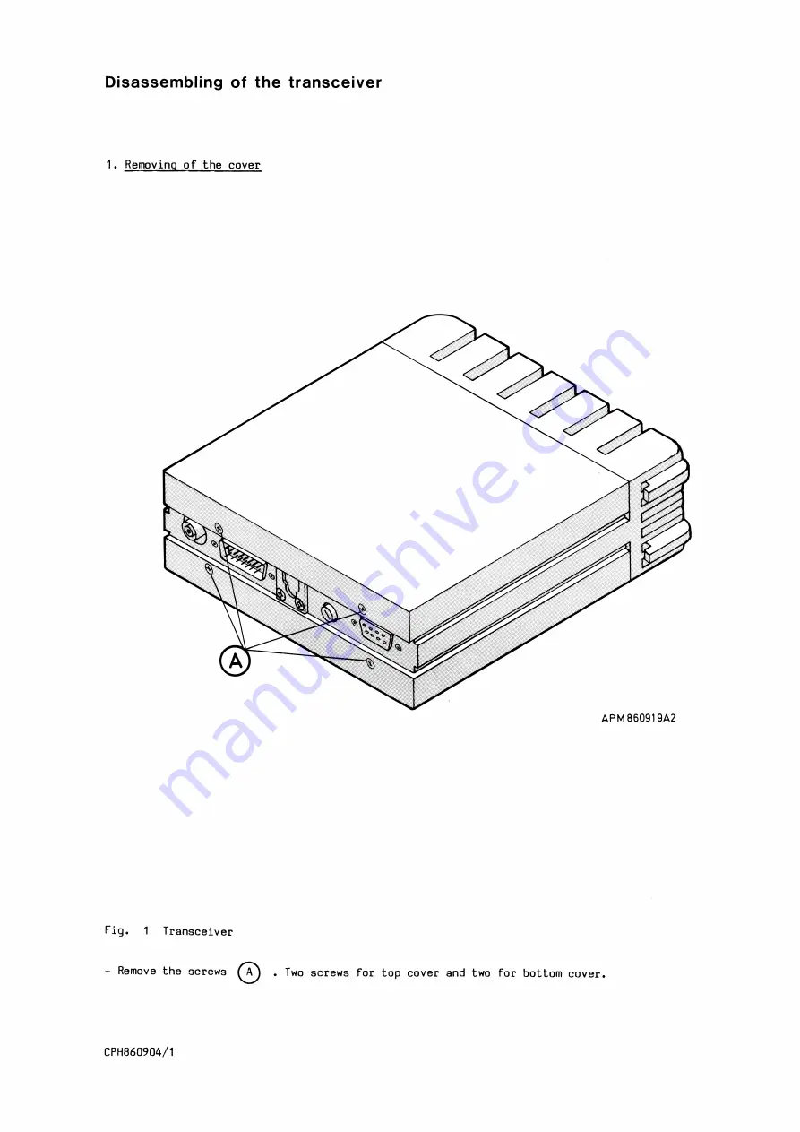 AP radiotelefon ap4112 Service Manual Download Page 47