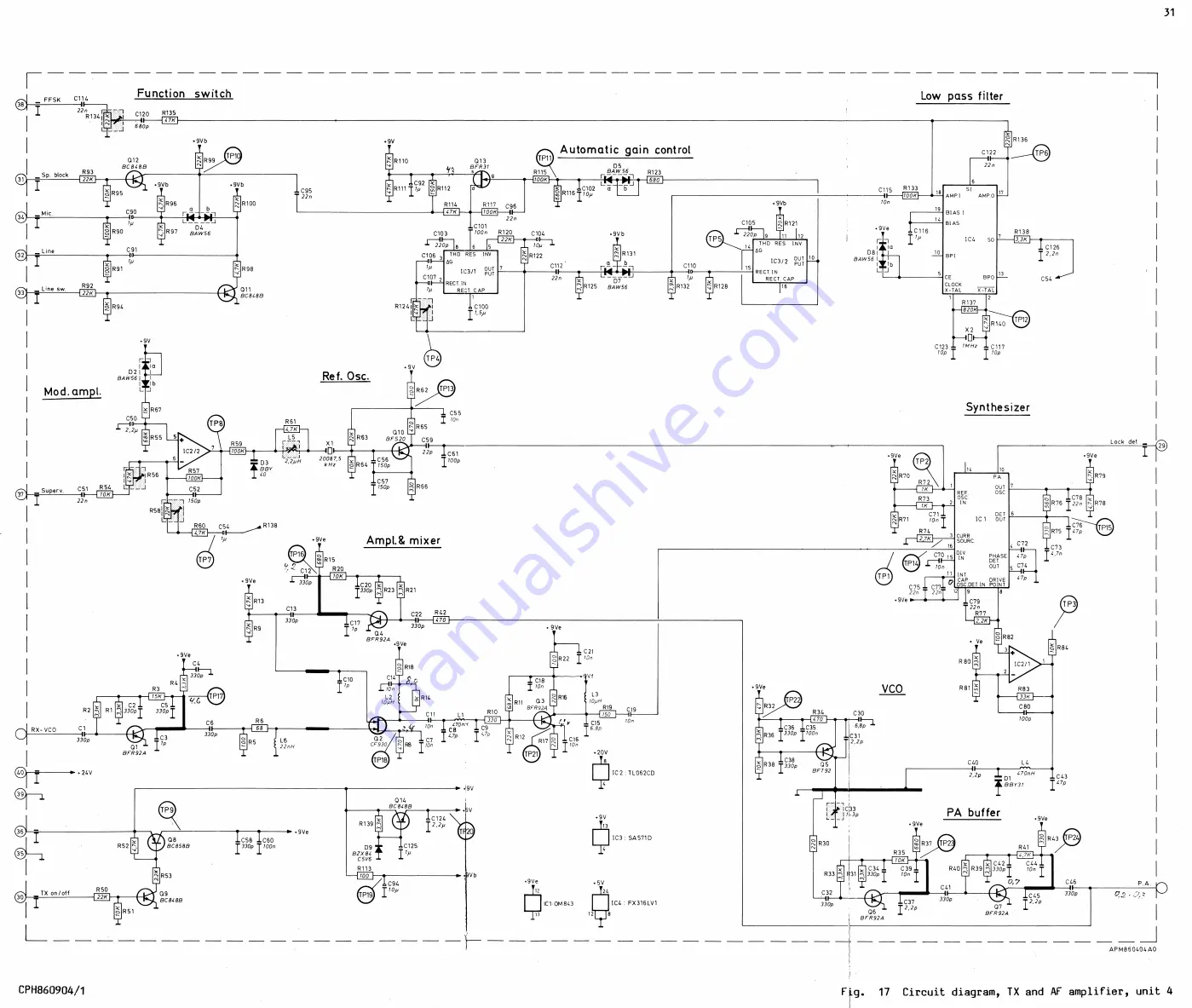 AP radiotelefon ap4112 Service Manual Download Page 69