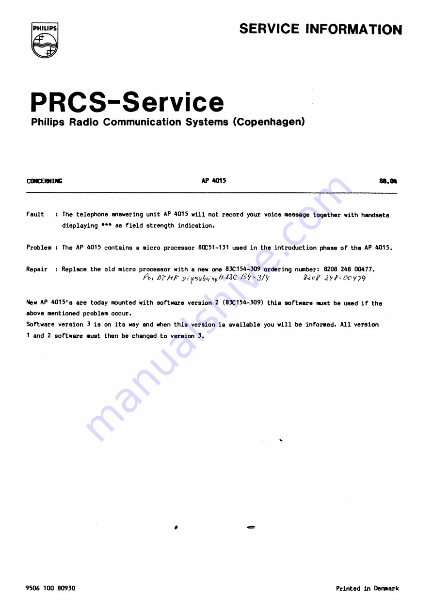 AP radiotelefon ap4112 Service Manual Download Page 170