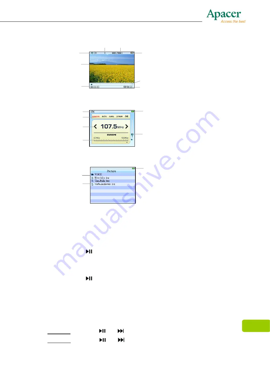 Apacer Technology AUDIO STENO AU840 User Manual Download Page 7