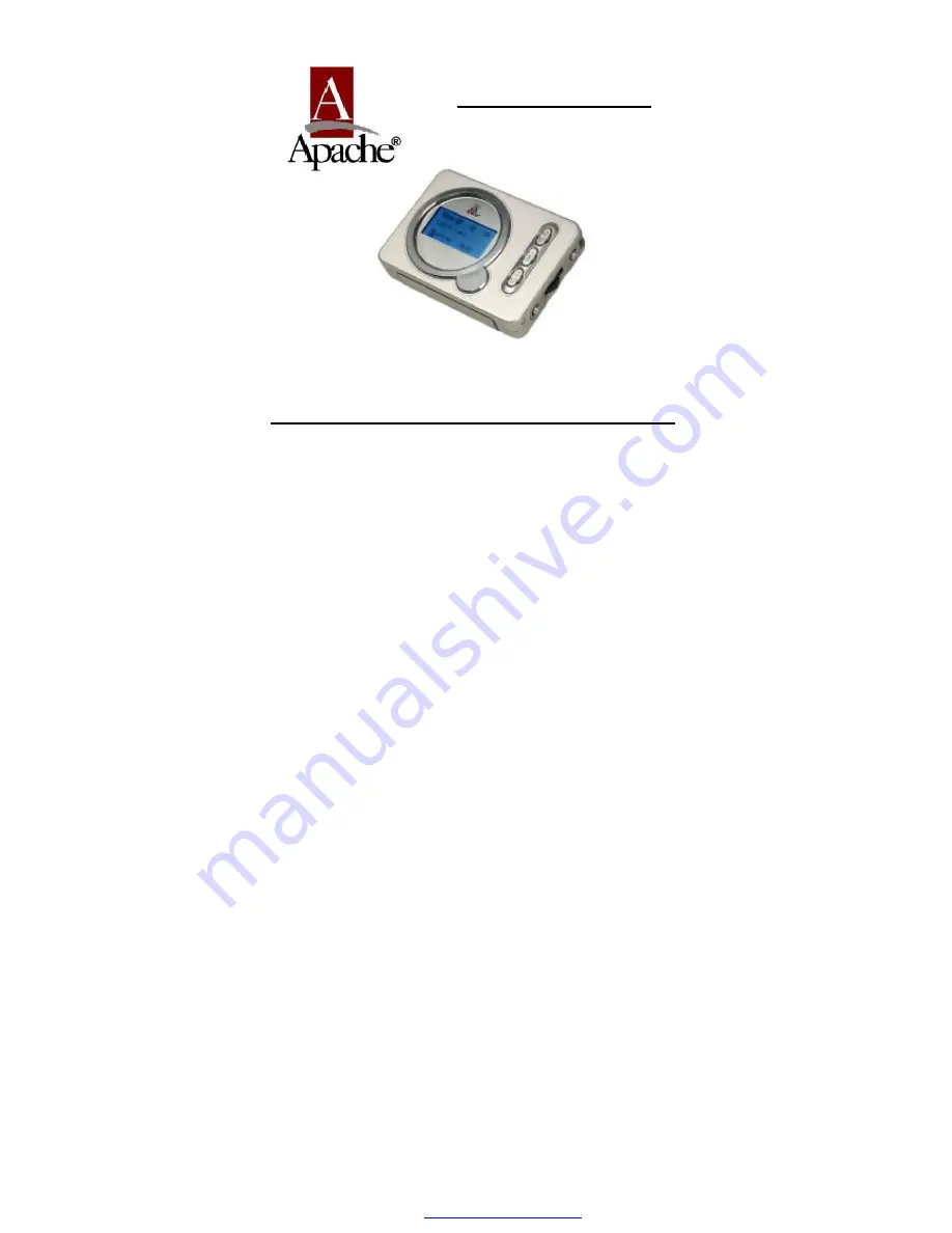 Apache Buffalo Sound MP3-324 User Manual Download Page 1