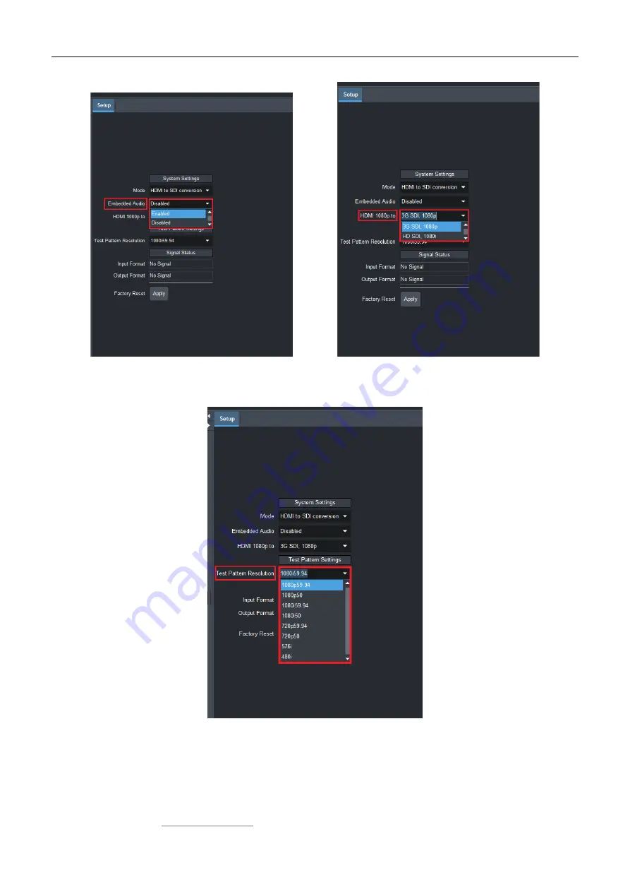 Apantac OG-HDTV-SDI-II User Manual Download Page 7