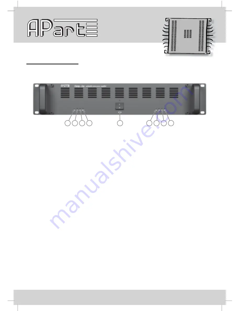 APART Champ-One Owner'S Manual Download Page 7