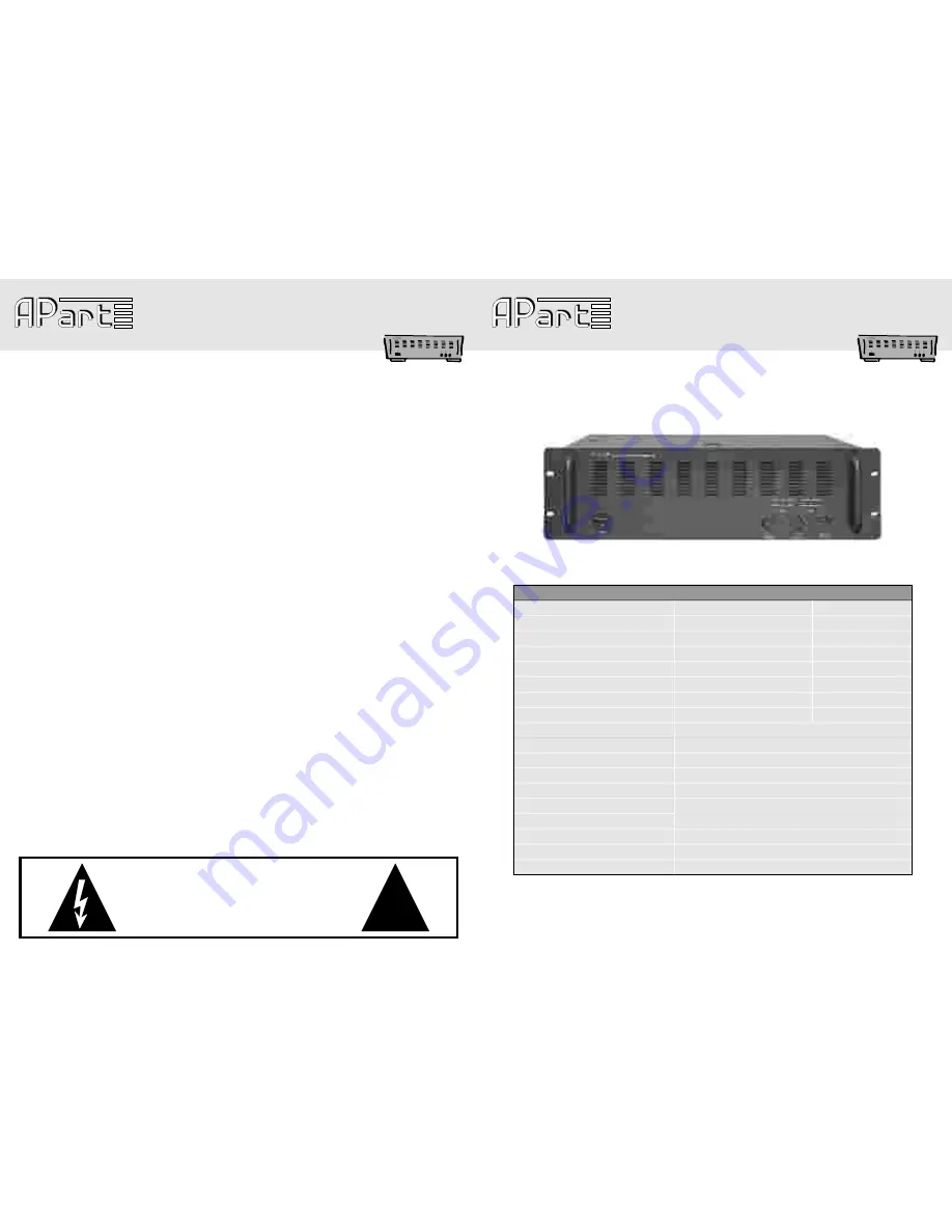 APART pubdrive2000 Owner'S Manual Download Page 1