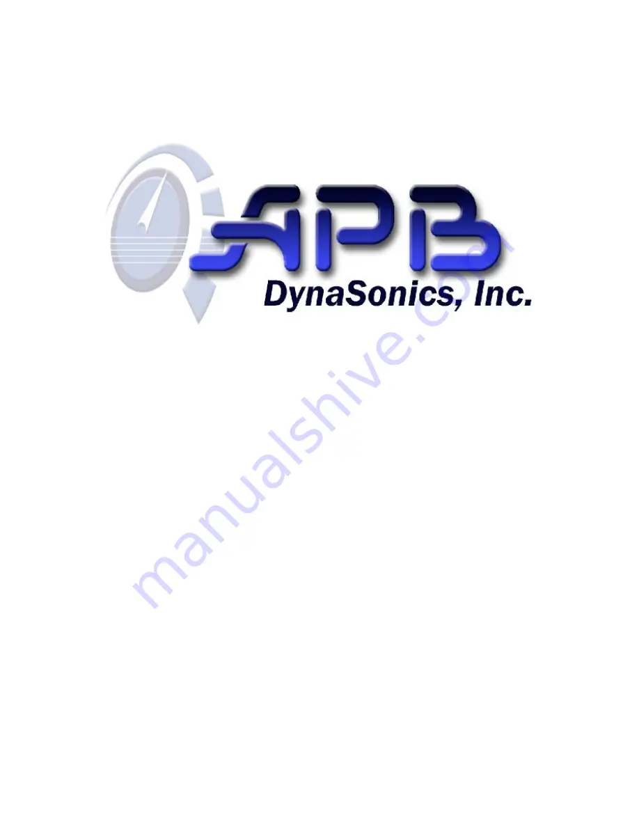 APB-DynaSonics ProSpec - 1U4M4S Owner'S Manual Download Page 1