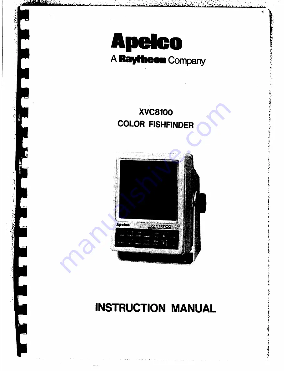 Apelco XVC-8100 Instruction Manual Download Page 2