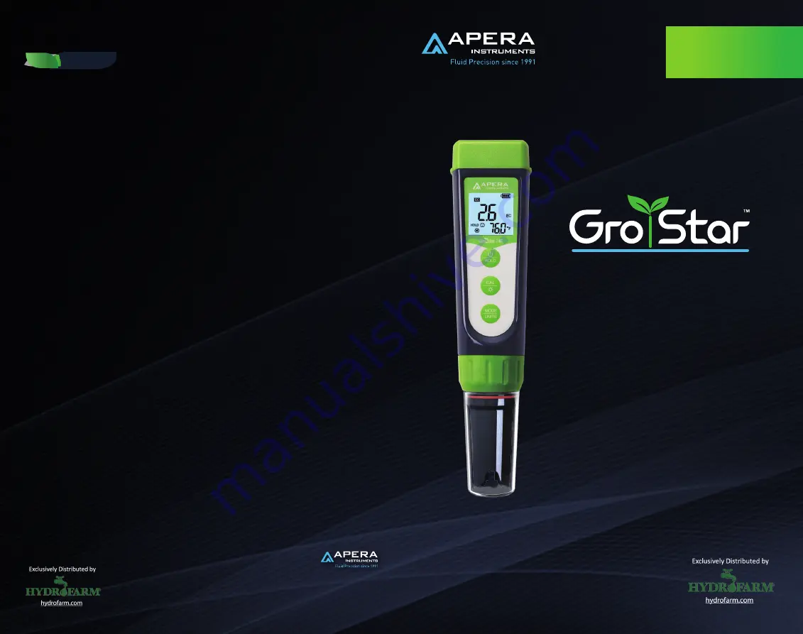 Apera Instruments GroStar GS3 Premium User Manual Download Page 1