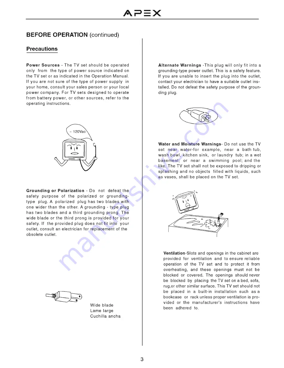 Apex Digital GT2011J Operation Manual Download Page 4