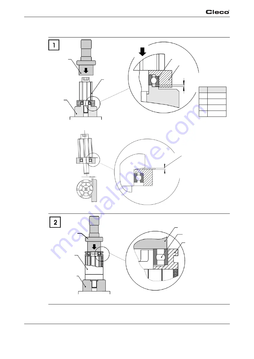 Apex Tool Group Cleco 55PHH Скачать руководство пользователя страница 22