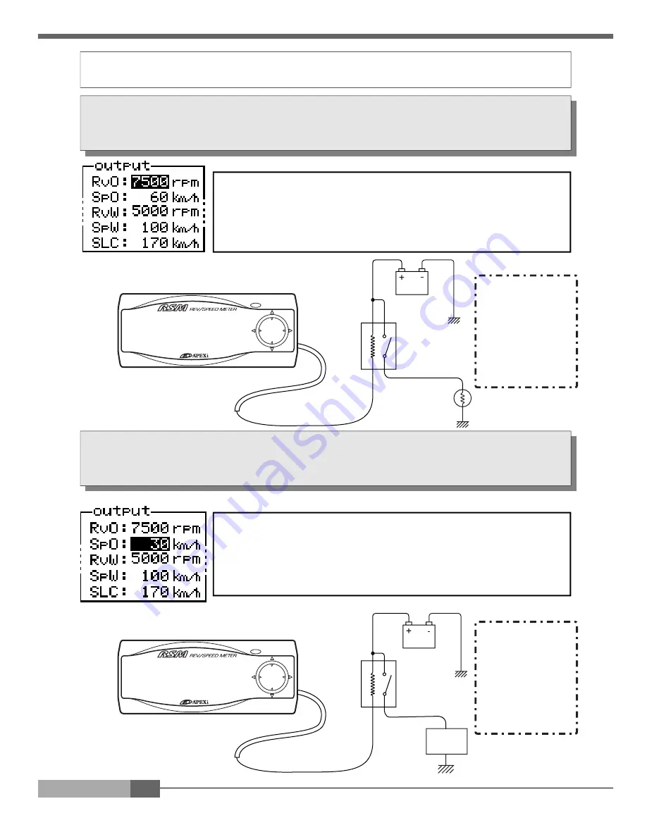 APEXi RSM 405-A912 Instruction Manual Download Page 16