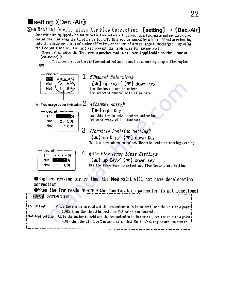 APEXi Super AFC 401-A007 Instruction Manual Download Page 26