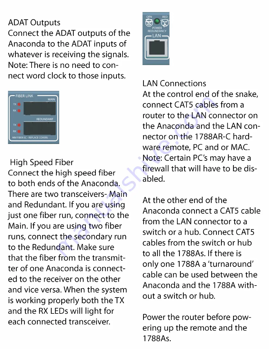 Aphex Anaconda Owner'S Manual Download Page 4