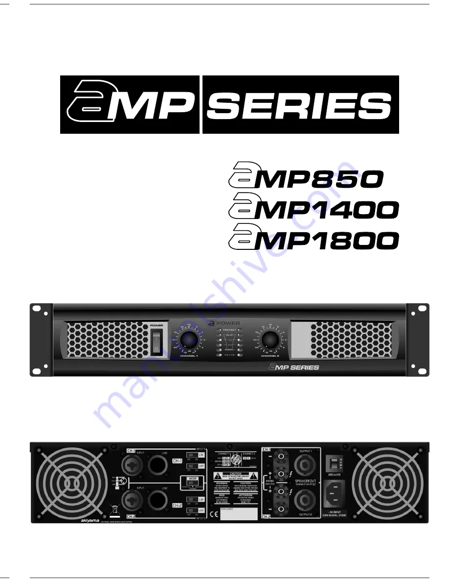 Apower Amp 1400 User Manual Download Page 1