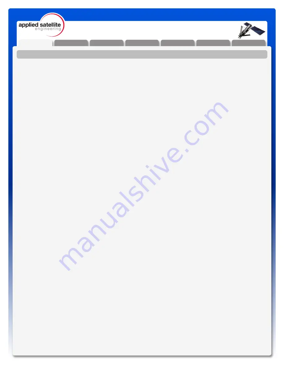 applied satellite 9505 Docking Station User Manual Download Page 5