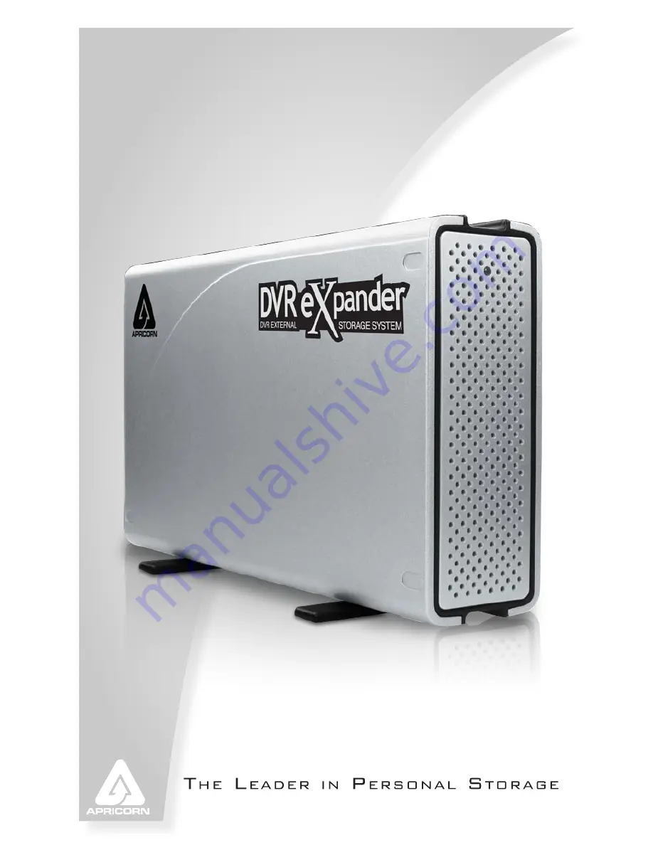 Apricorn DVR External eXpander Storage System Скачать руководство пользователя страница 1